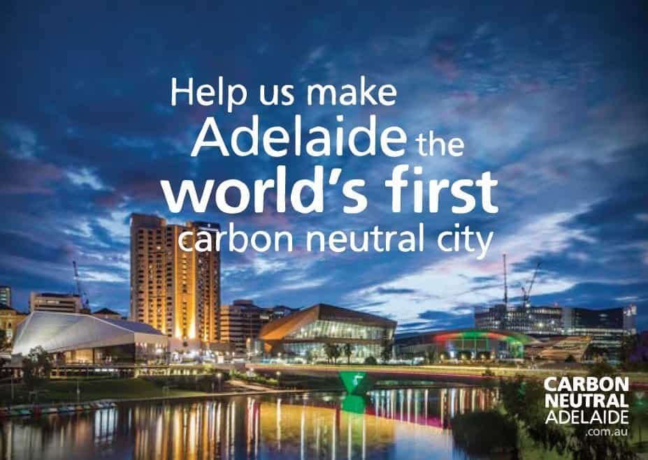 carbon neutral Adelaide postcard