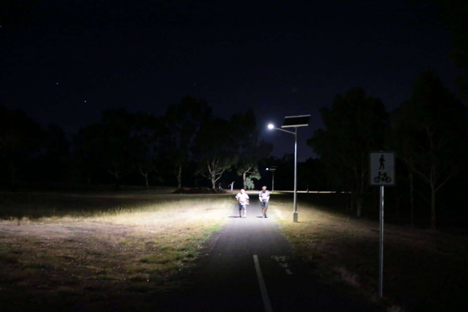 solar street lighting at Hewett South Australia