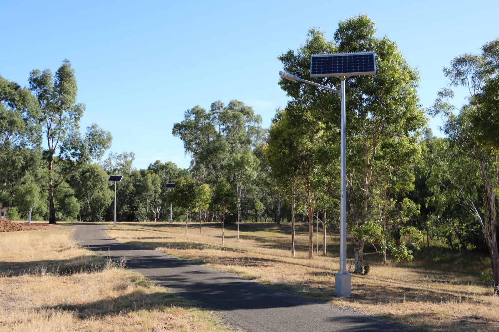 solar street lighting at Hewett South Australia
