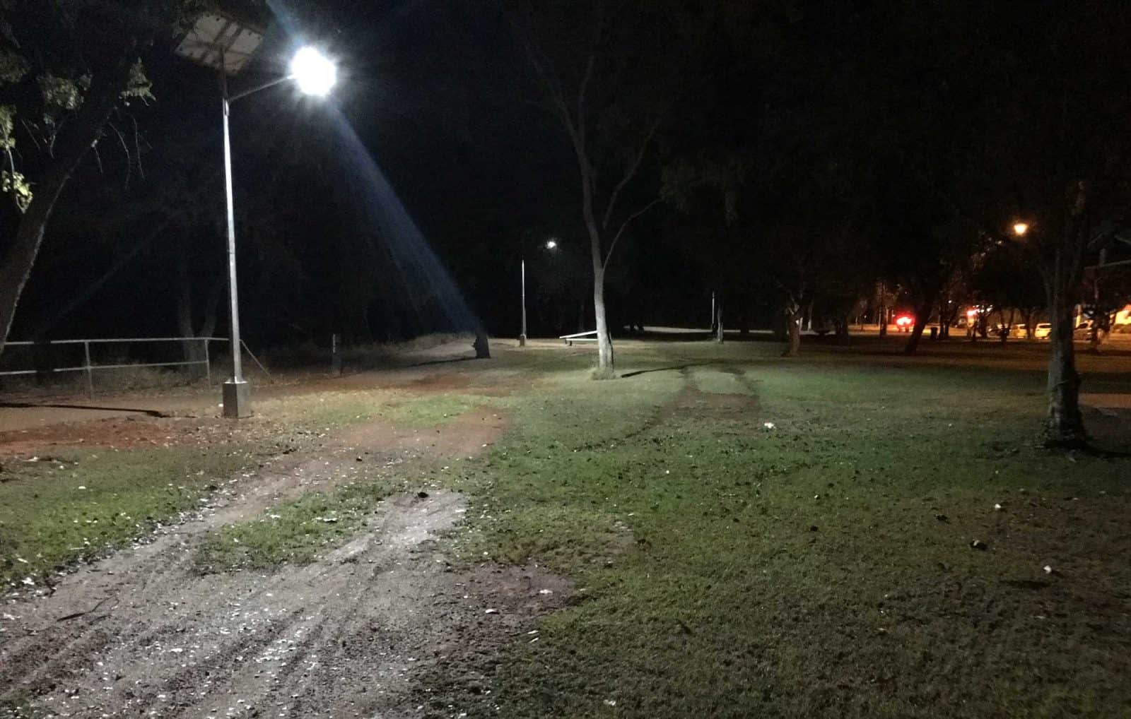 solar street light in Katherine Parklands