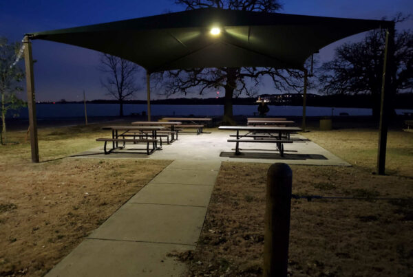 Solar Gazebo Lighting Lake Dallas